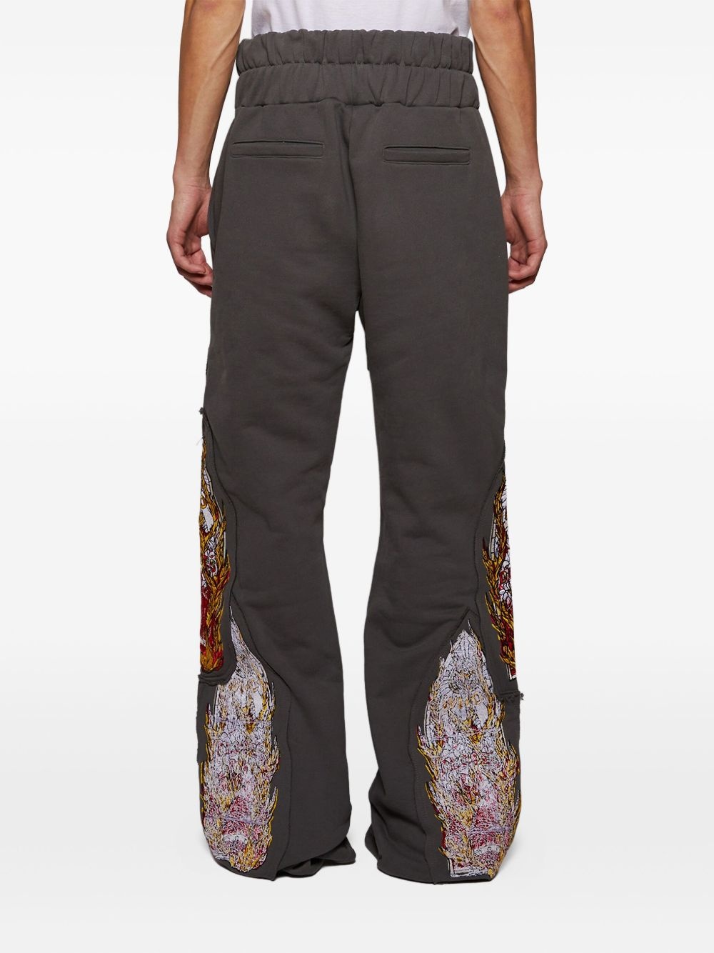Triple Flame Glass track pants - 5