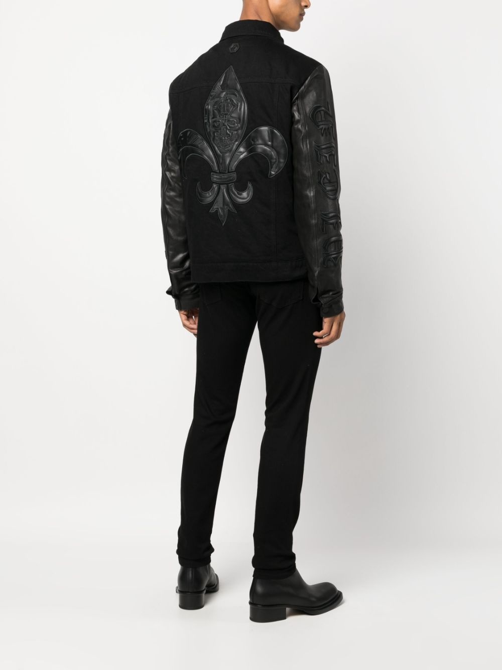 Gothic Plein denim jacket - 2