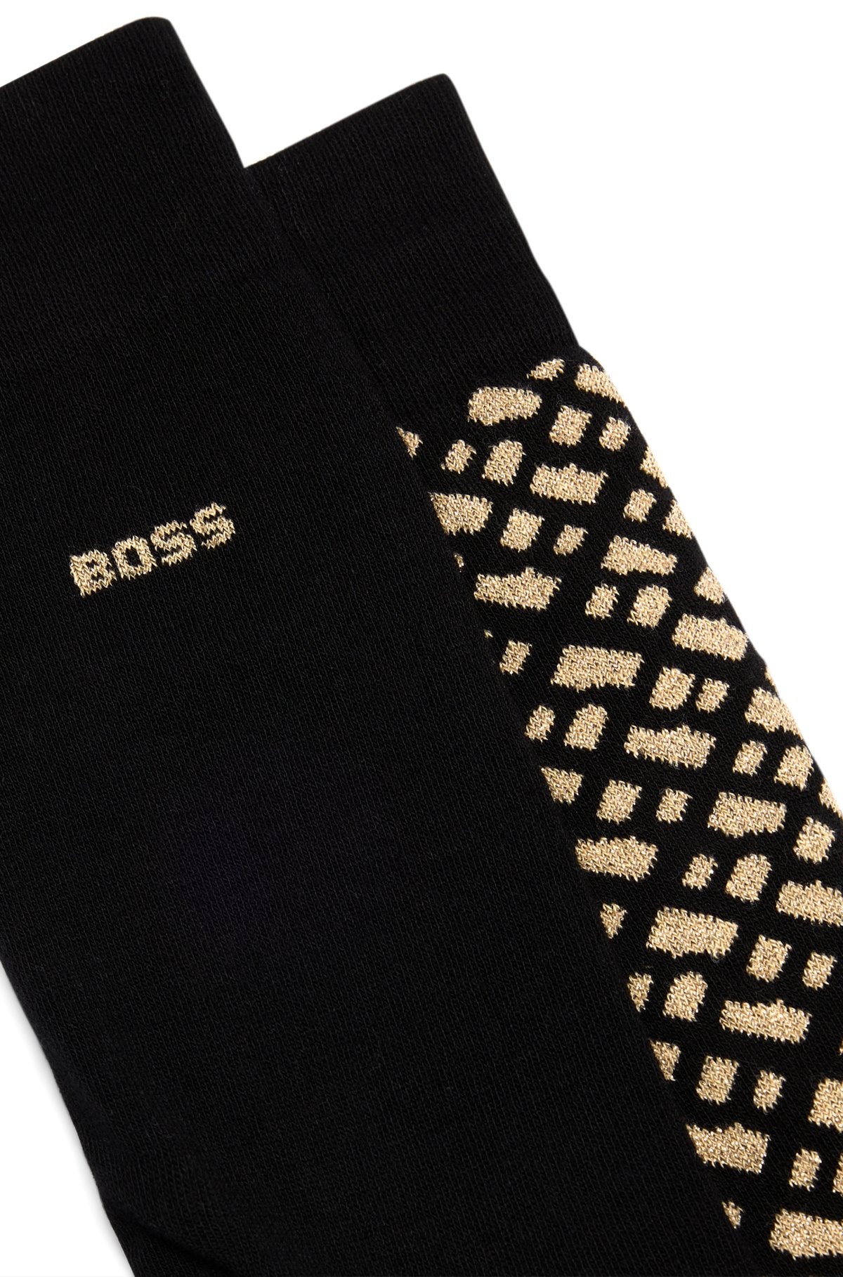 TWO-PACK OF REGULAR-LENGTH SOCKS IN A COTTON BLEND - 2