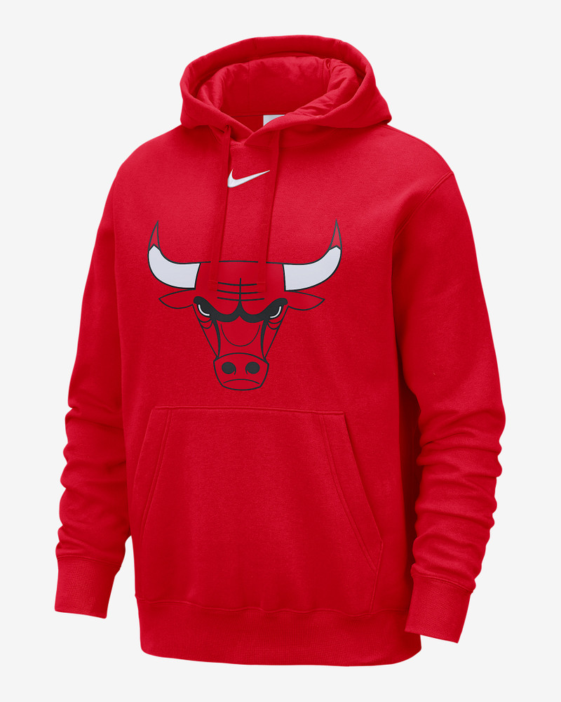 Chicago Bulls Club Men's Nike NBA Pullover Hoodie 1