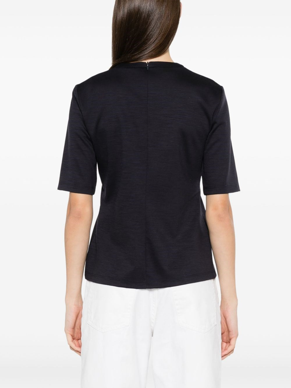 Logo wool t-shirt - 4