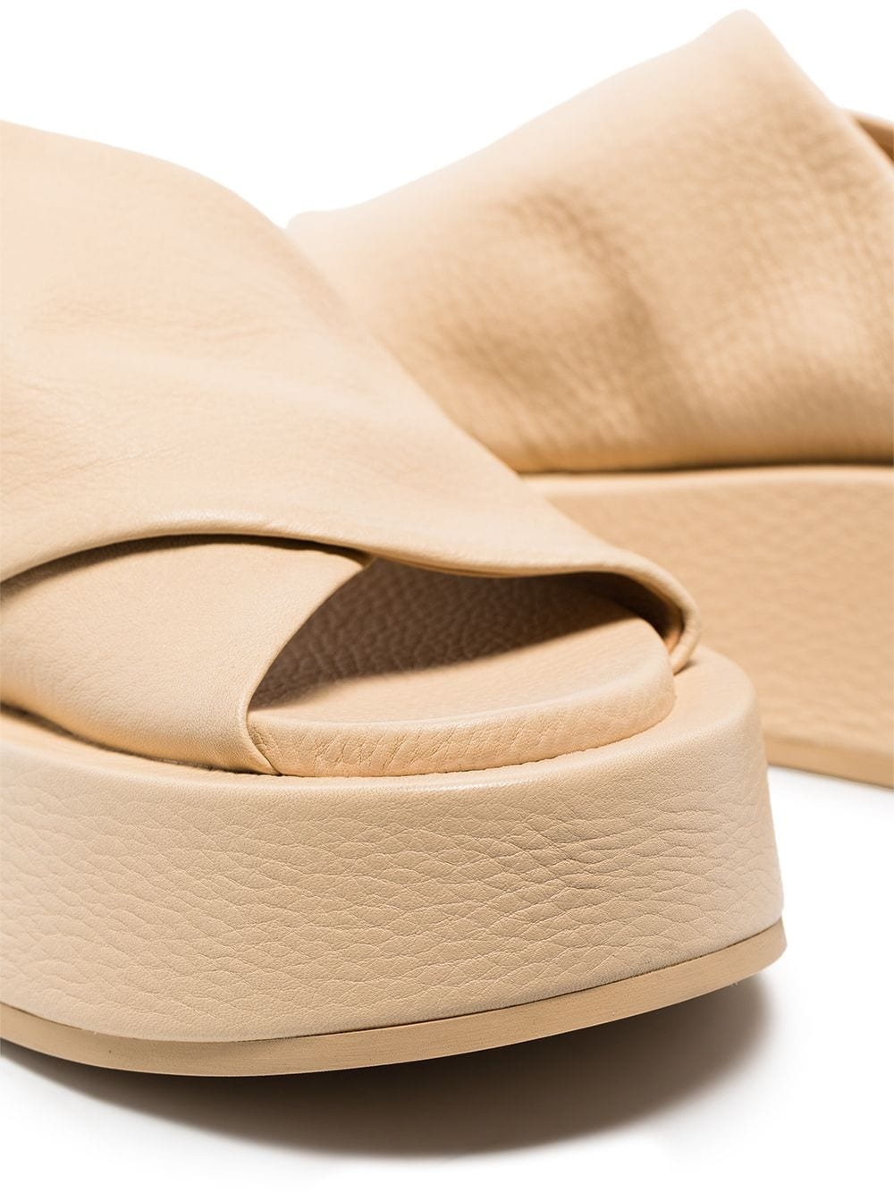 crossover-strap platform sandals - 2