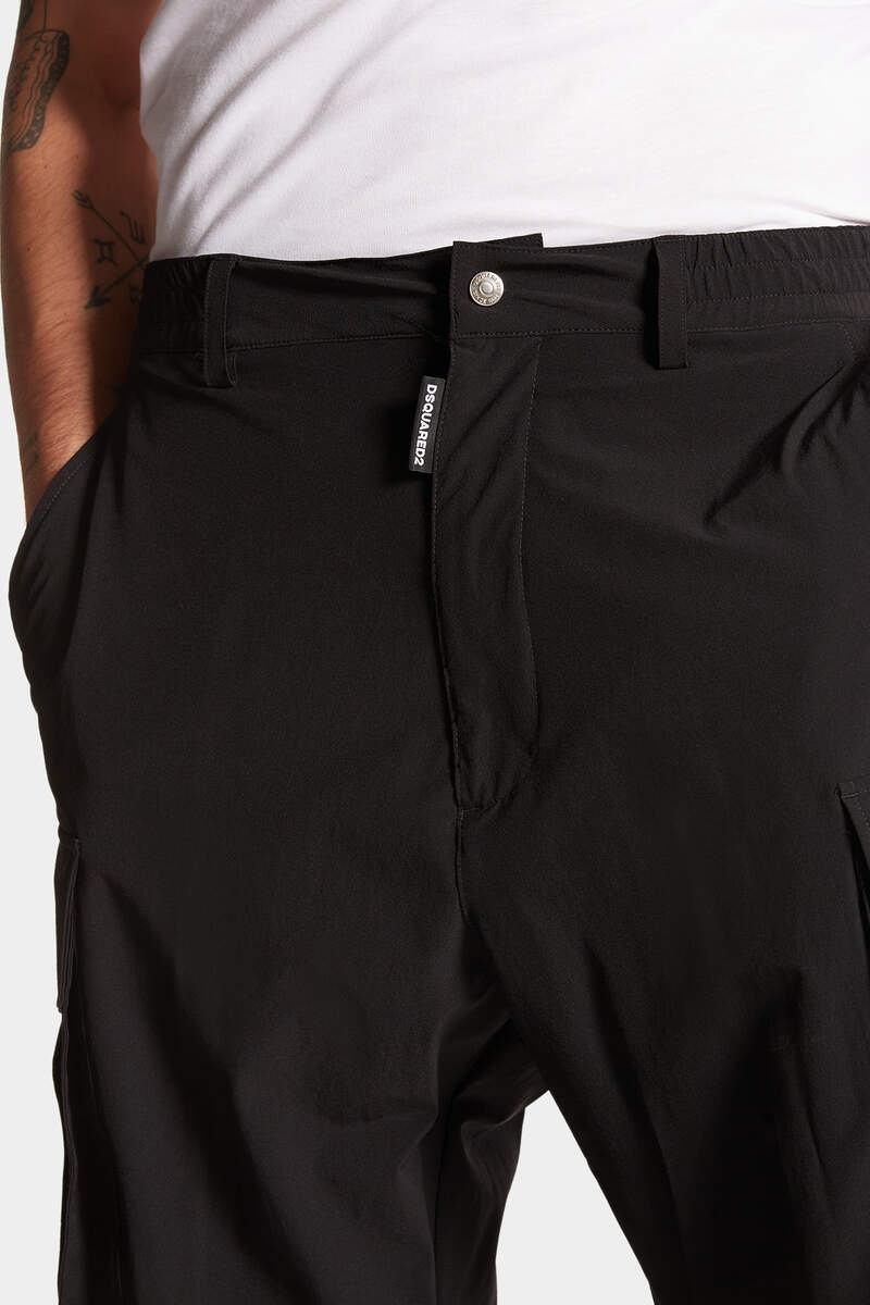 TECHNO NYLON CARGO PANTS - 6