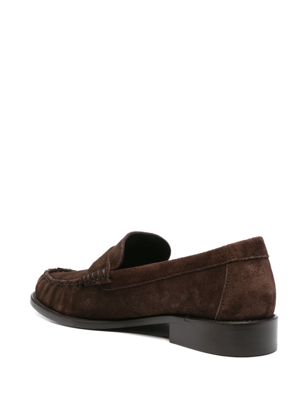 penny-strap suede loafers - 3