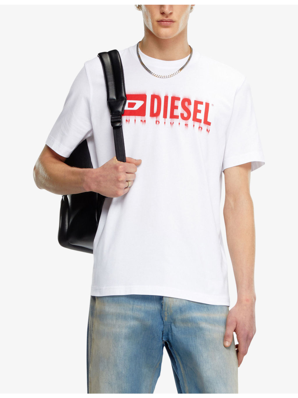 T-Adjust logo-print relaxed-fit cotton T-shirt - 3