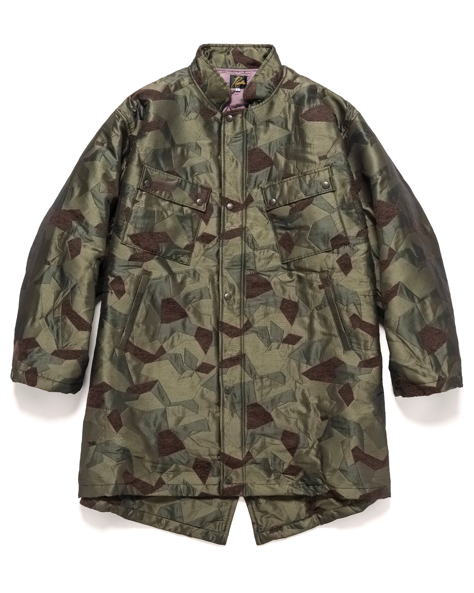 NEEDLES C.P. COAT - PE/AC STONE CAMO JQ OLIVE | havenshop | REVERSIBLE
