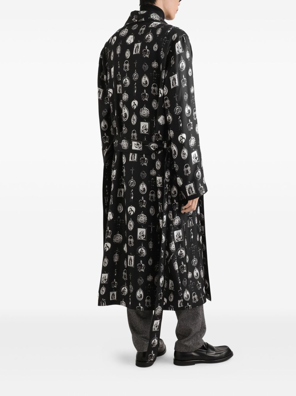 pleated drawstring trousers - 3