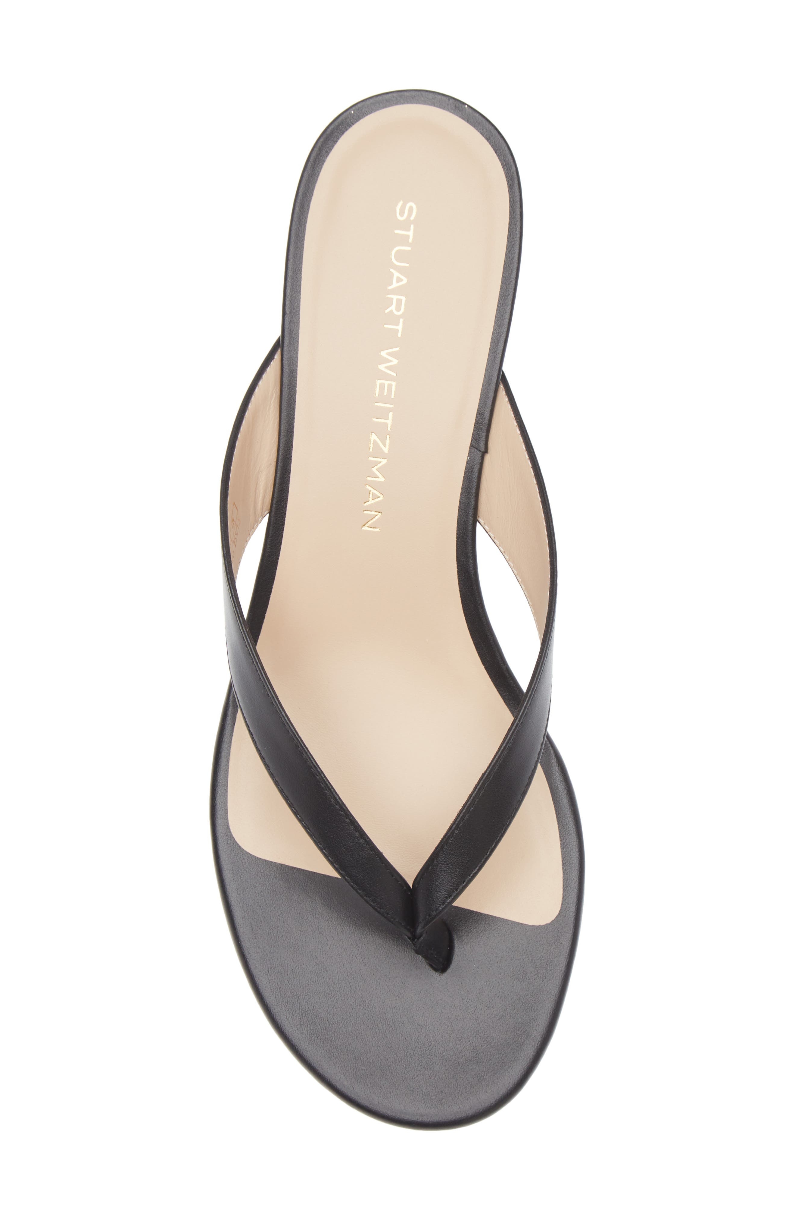 Stuart Weitzman Rio Kitten Heel Sandal in Black at Nordstrom - 5