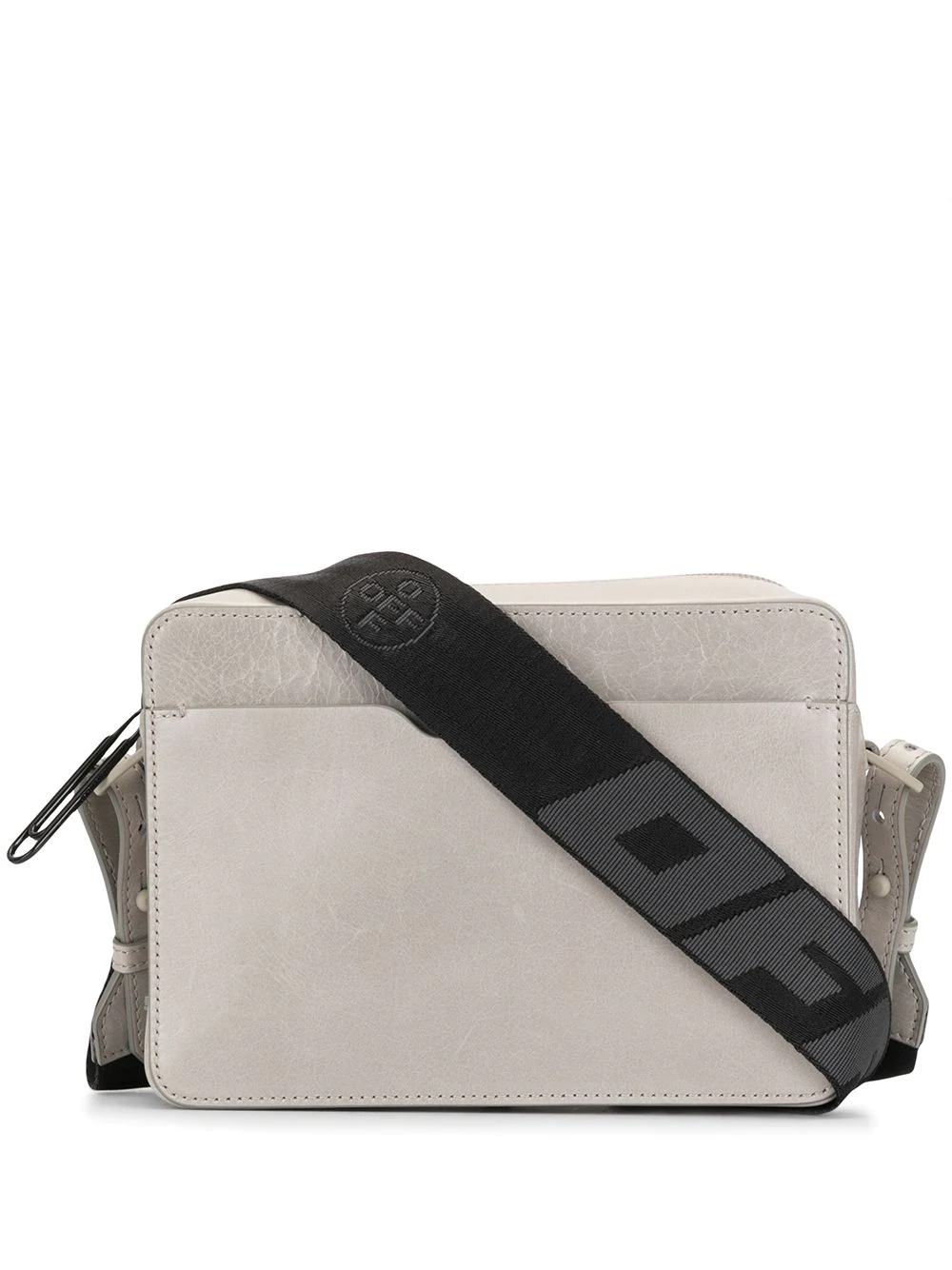 logo-strap messenger bag - 1