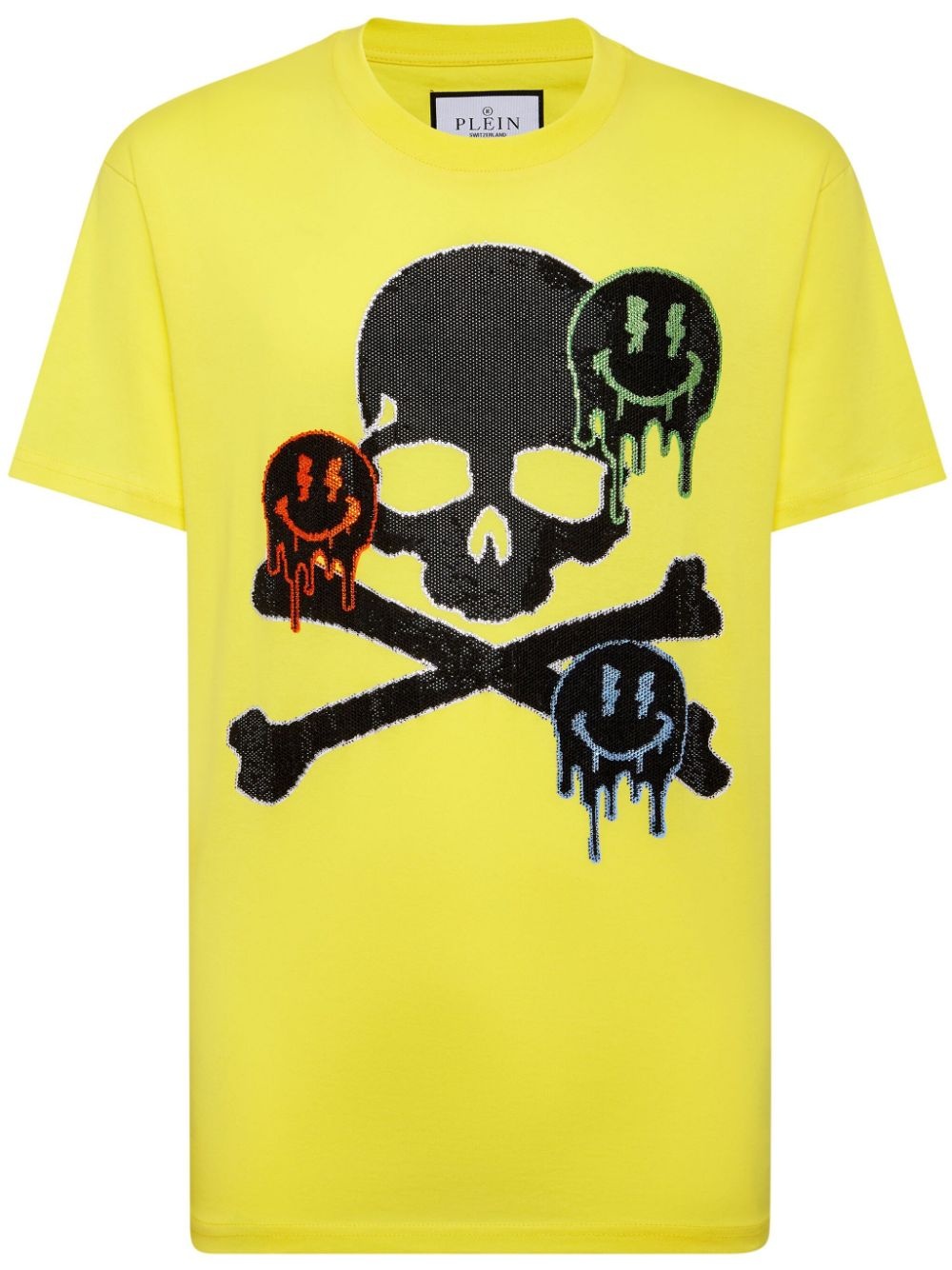 embellished-skull T-shirt - 1