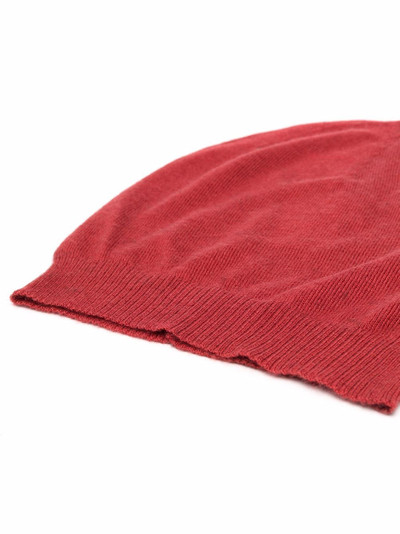 Rick Owens slouchy cashmere-knit beanie outlook