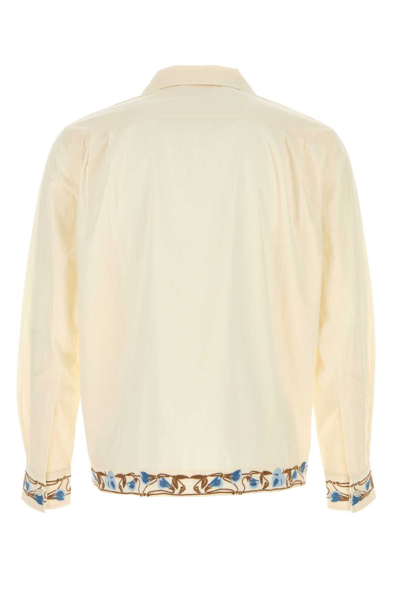 BODE Cream Cotton Nouveau Vine Shirt Exterior: Camicie outlook