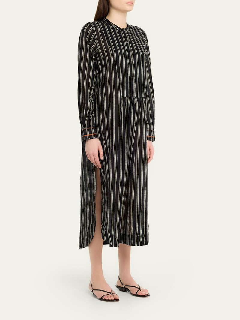 Brita Striped Cotton Tunic Coverup 4