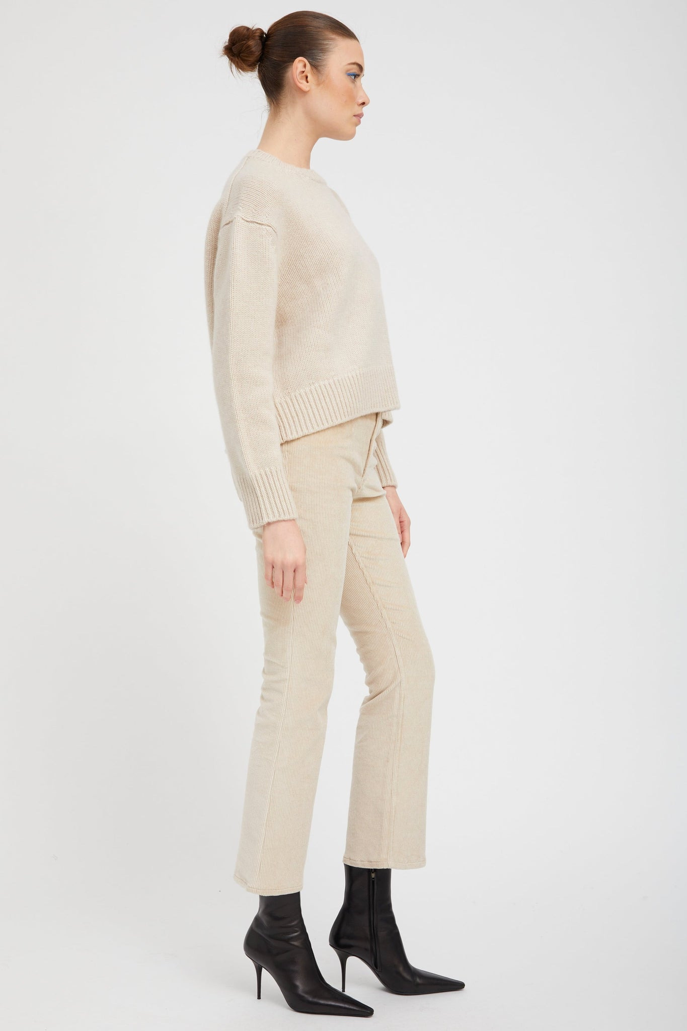 OAT HEAVY CASHMERE SWEATER - 3