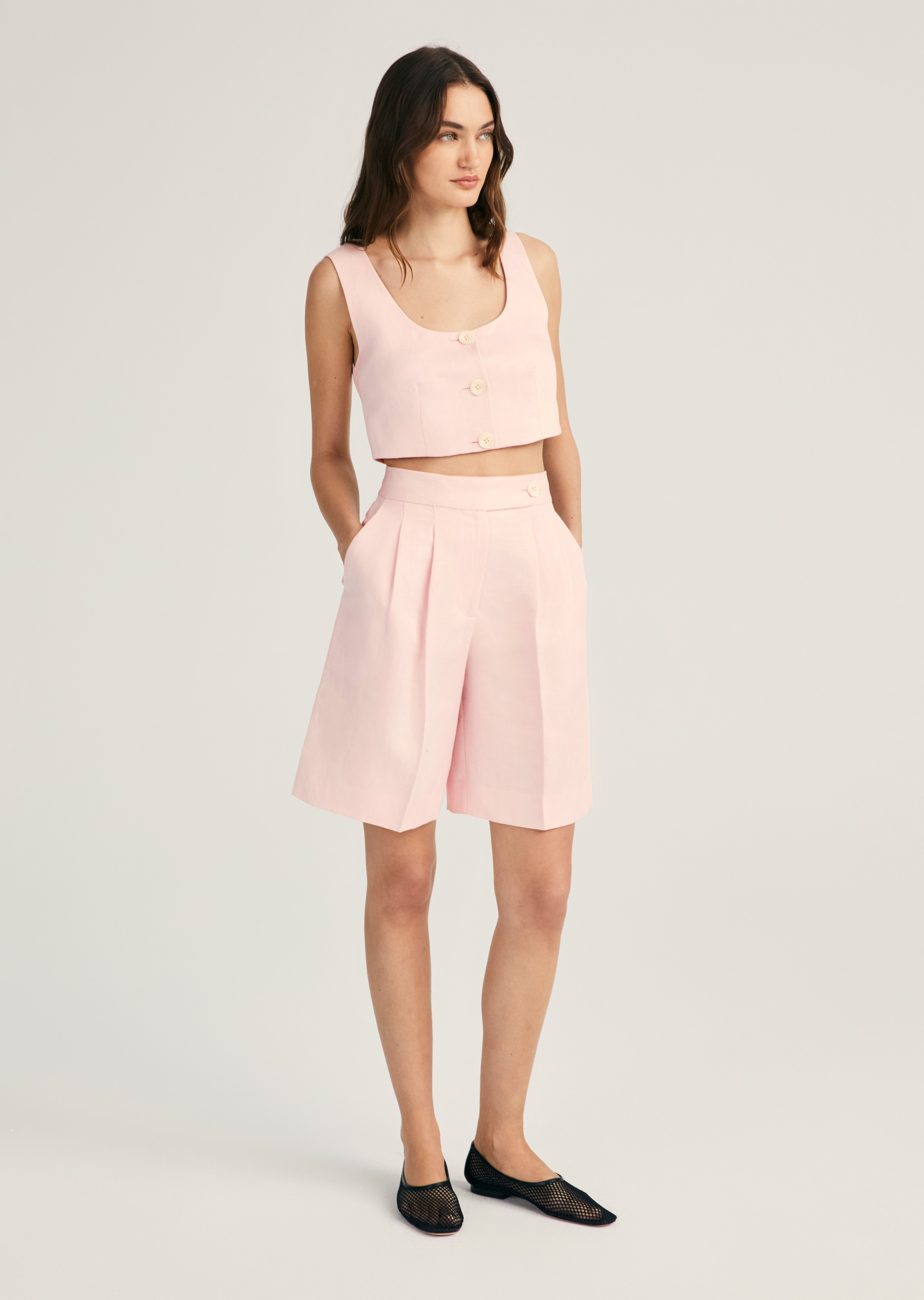 TERRI WIDE LEG SHORTS - 2