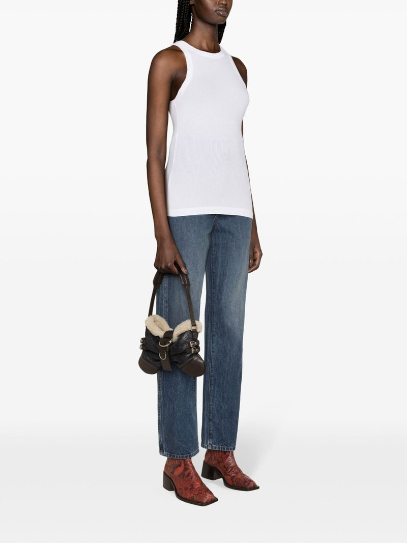 round-neck ribbed-knit tank top 3