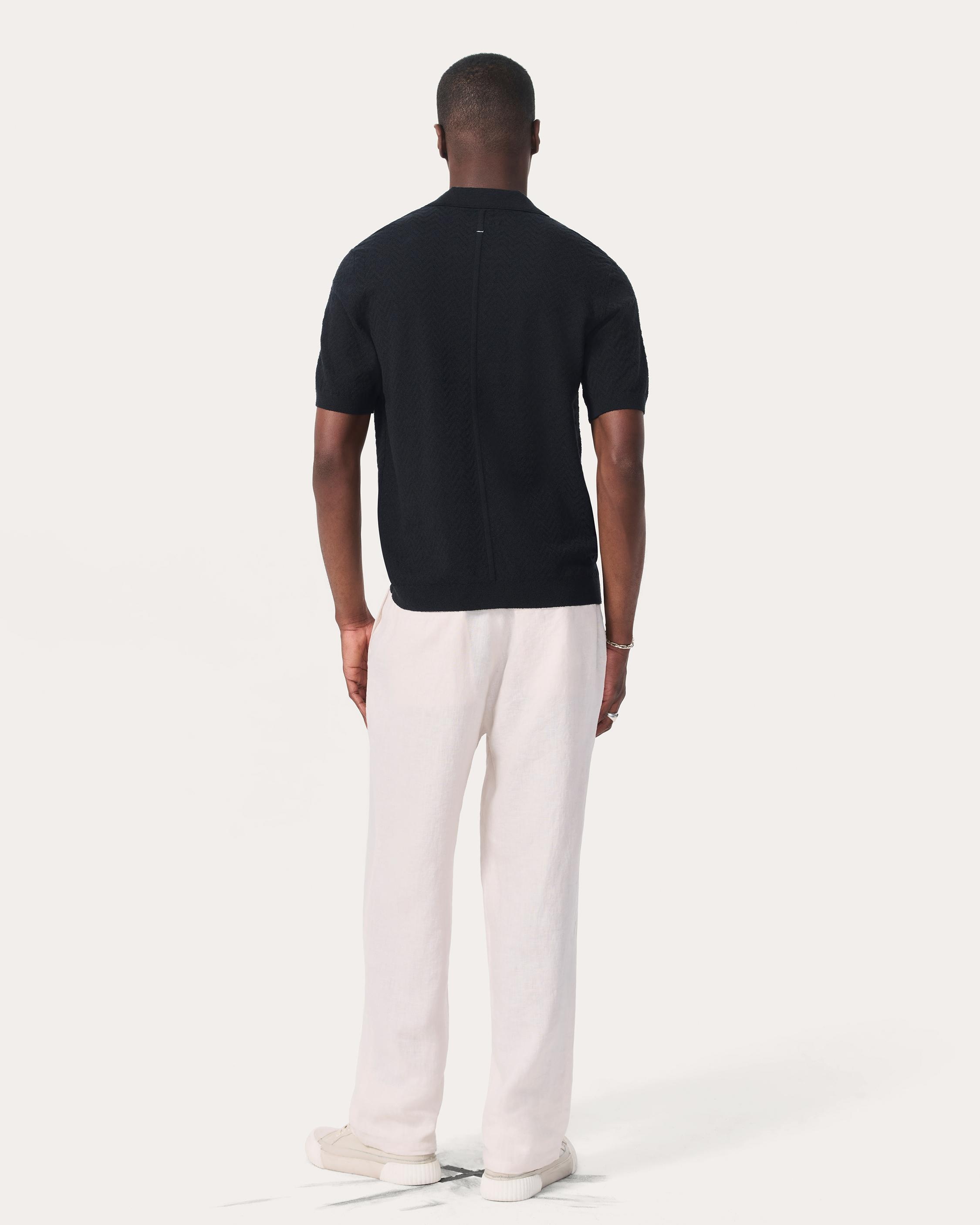 Zuma Herringbone Knit Polo Shirt
Terry Toweling - 6