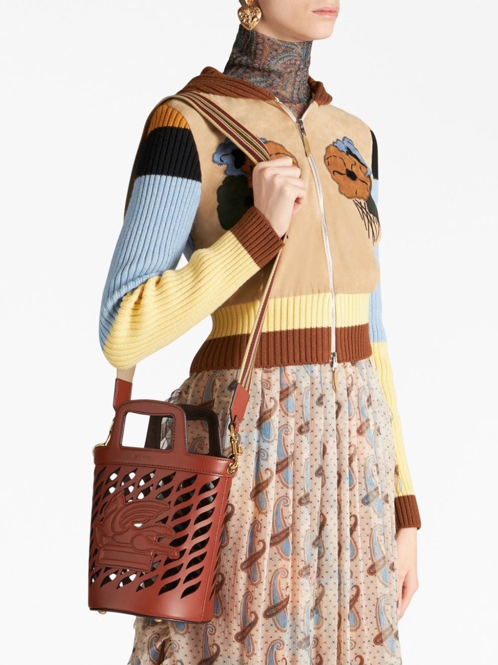 Coffa leather bucket bag - 2