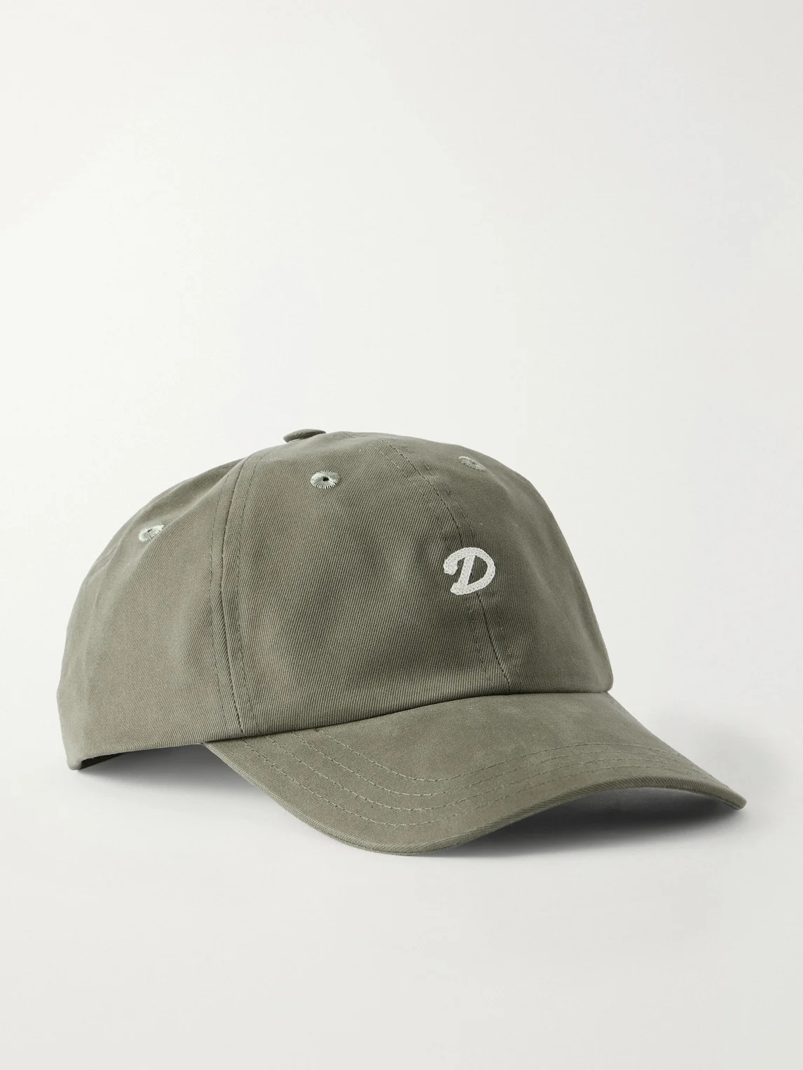 Logo-Embroidered Cotton-Twill Baseball Cap - 1