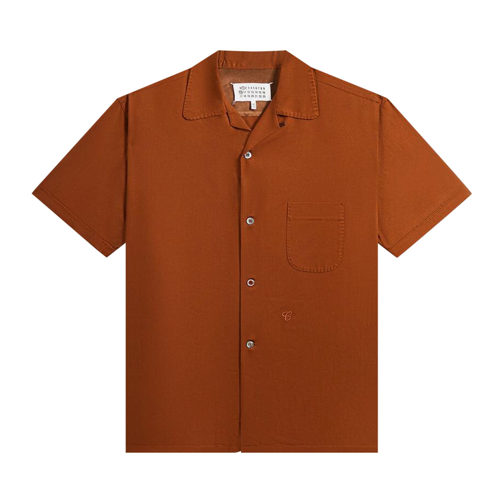 Maison Margiela Short-Sleeve Shirt 'Brown' - 1