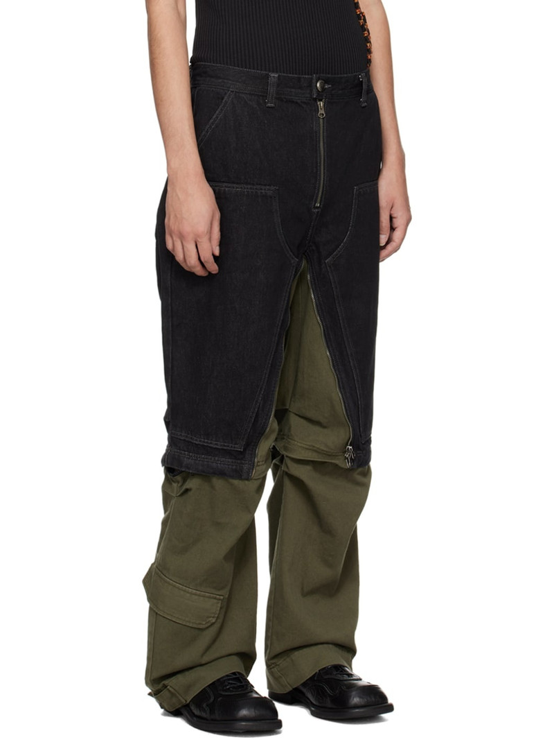 Black & Khaki Milly Jeans 2