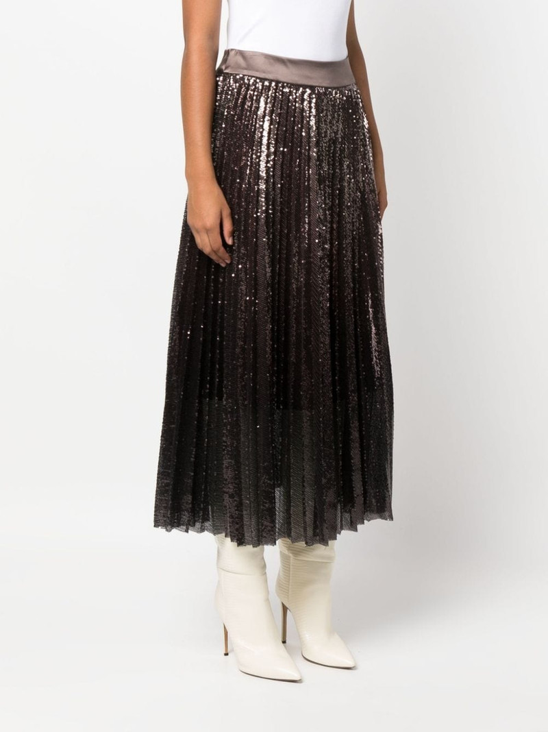plissÃ© pleated midi skirt 3