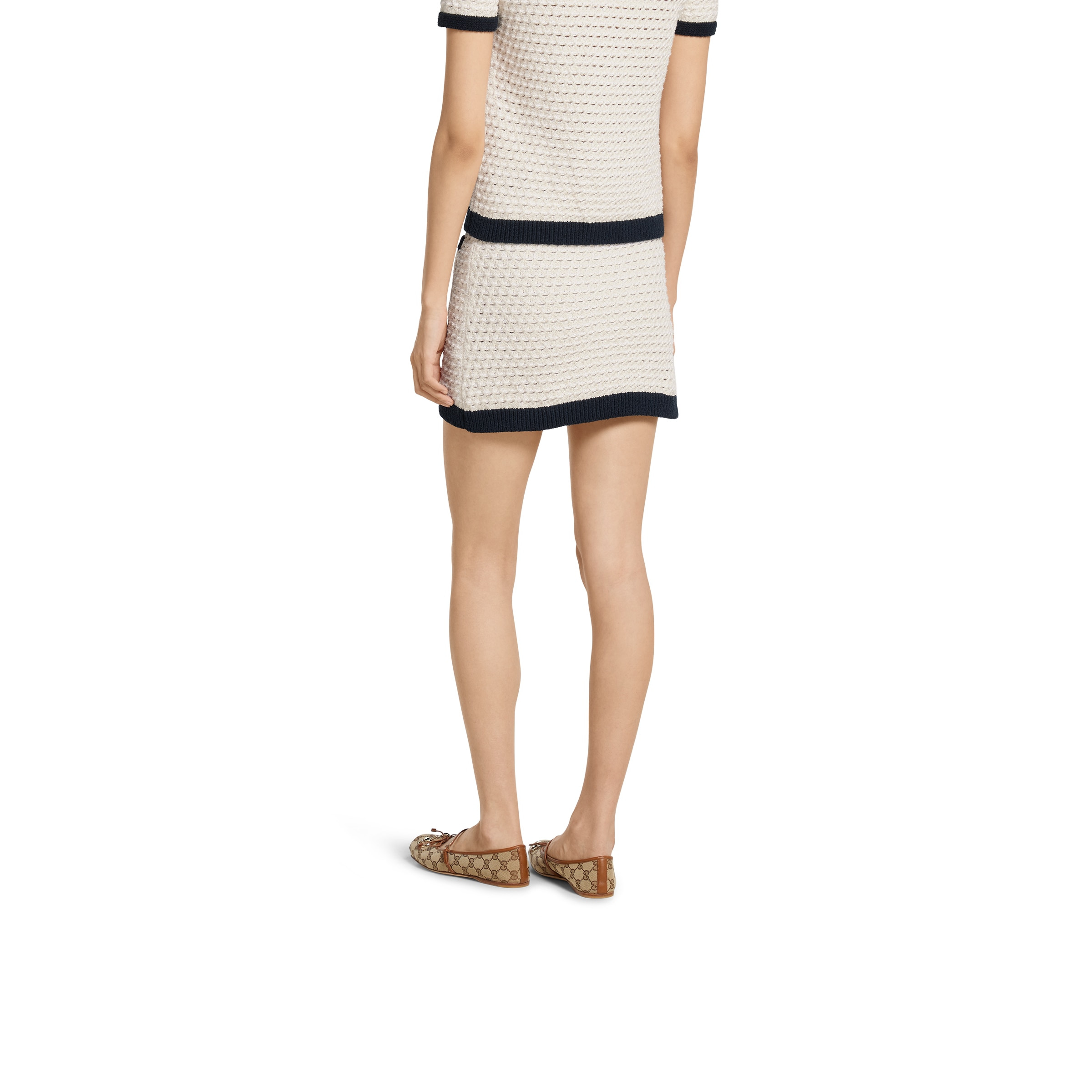 Fine cotton crochet skirt - 4