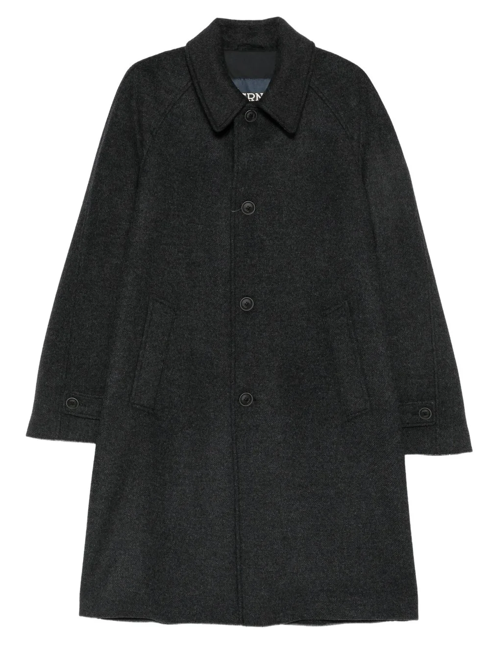 Men wool coat HERNO slate - 1