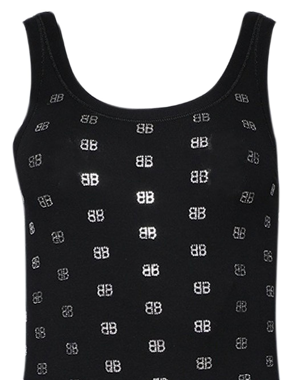 logo-embellished tank dress - 2