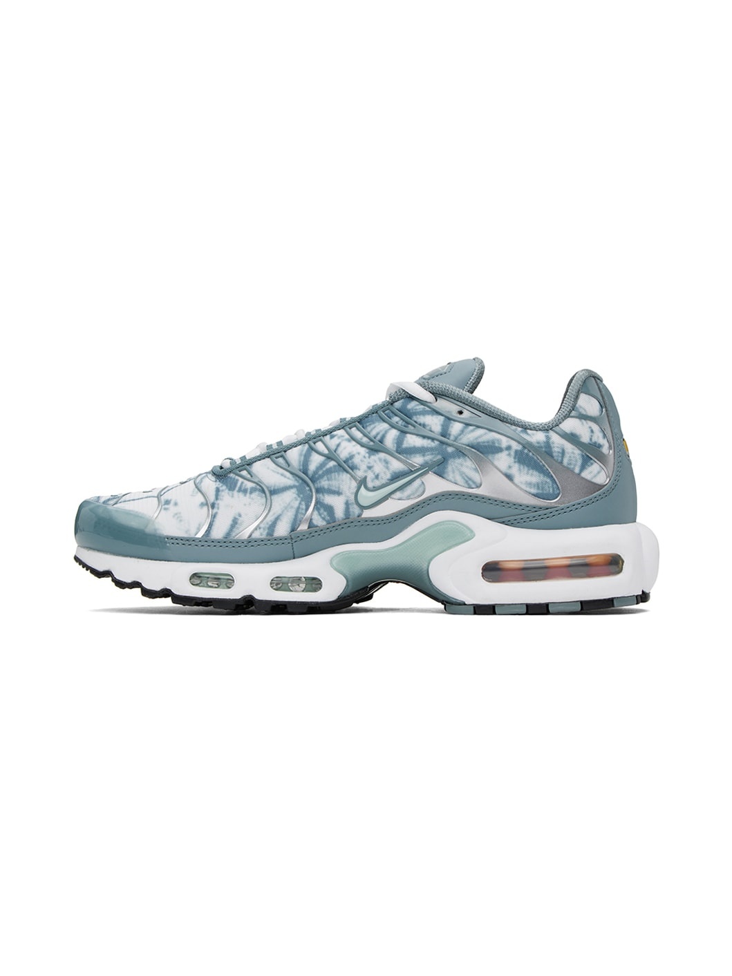 White & Blue Air Max Plus Sneakers - 3