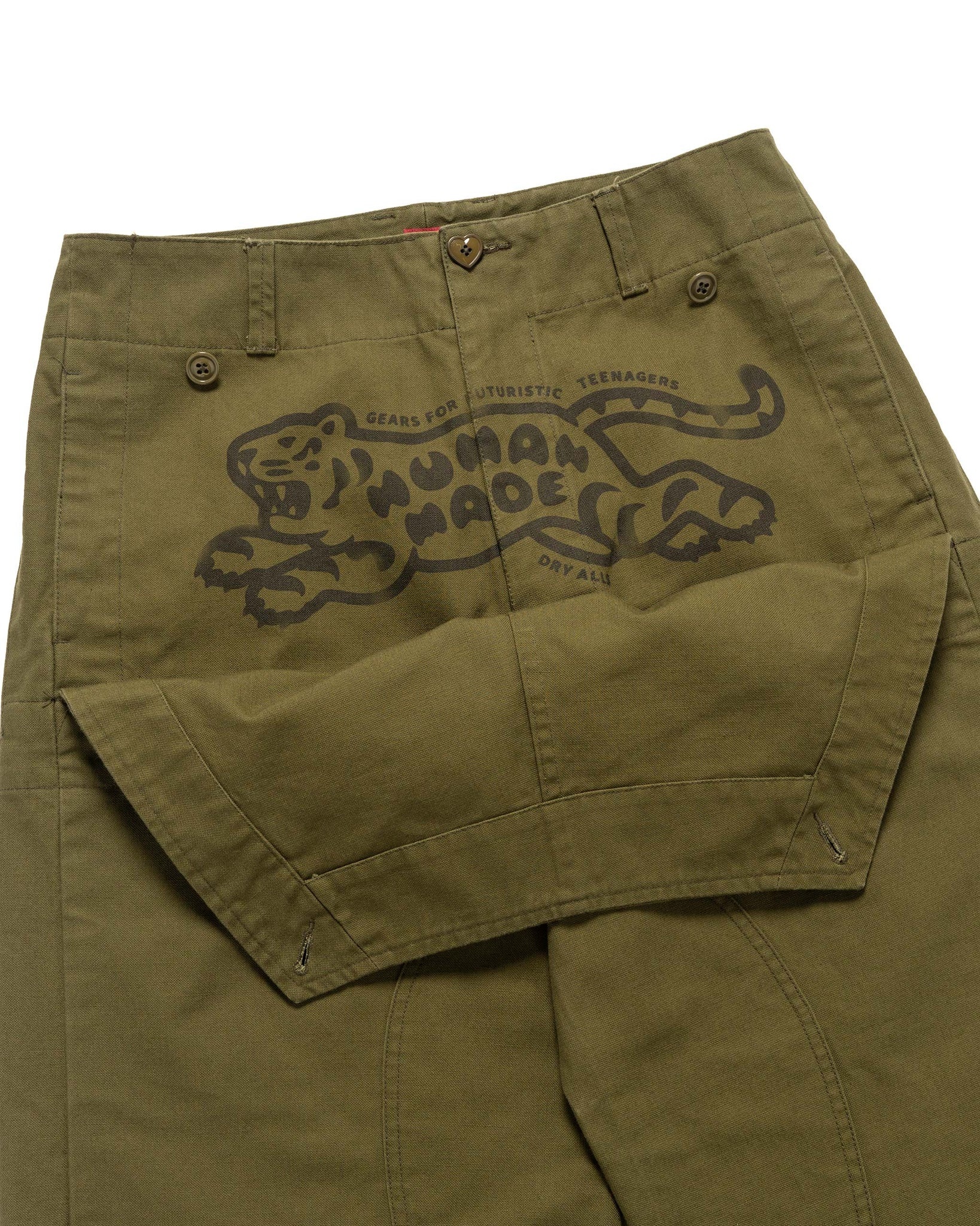 MILITARY MOTORCYCLE PANTS OLIVE DRAB - 6
