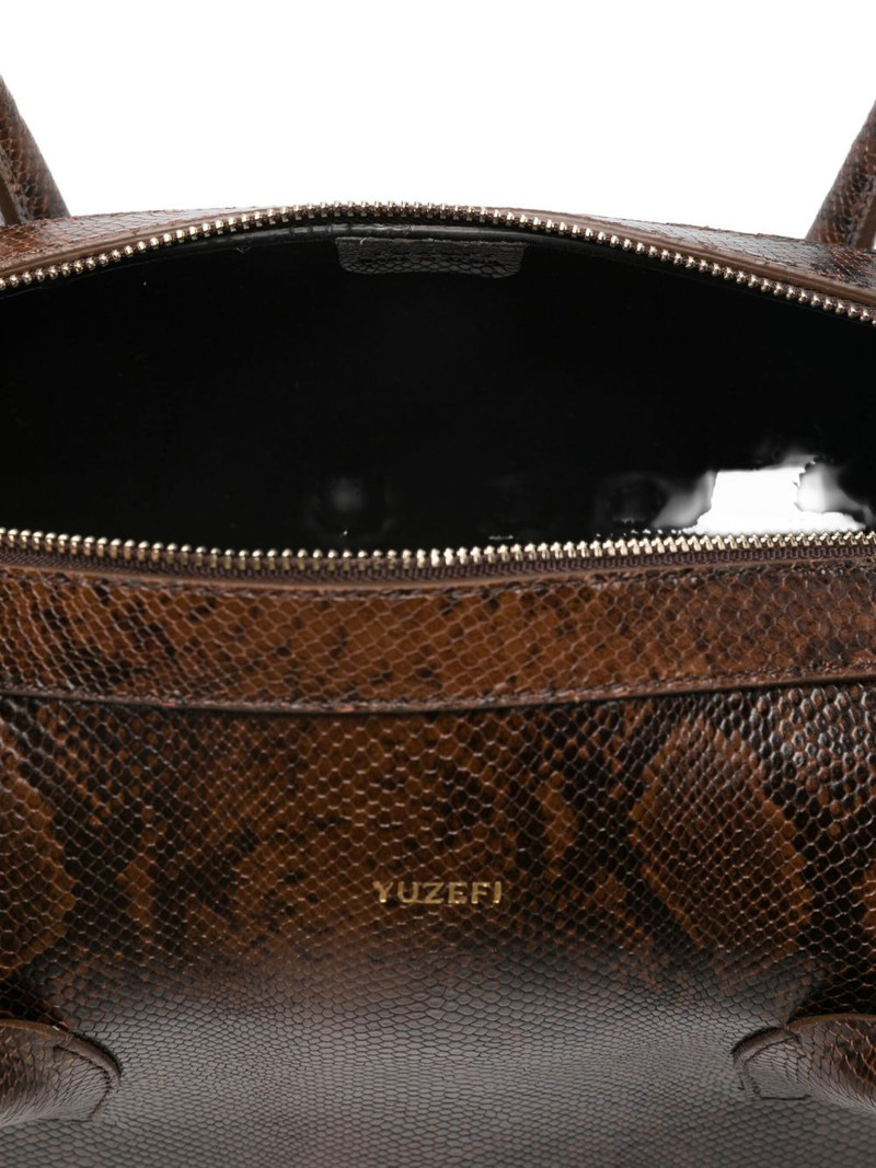 Brioche leather shoulder bag 5