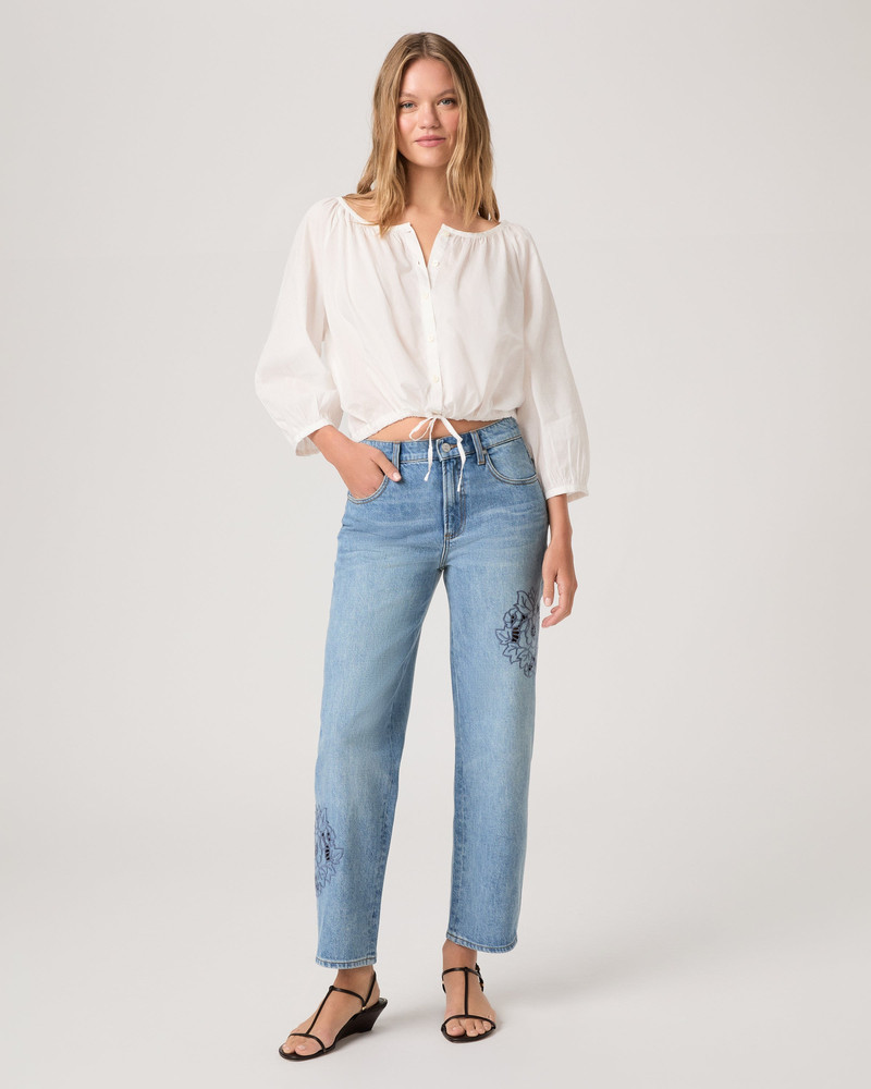 PAIGE Rylann Ankle Straight Leg Jean outlook
