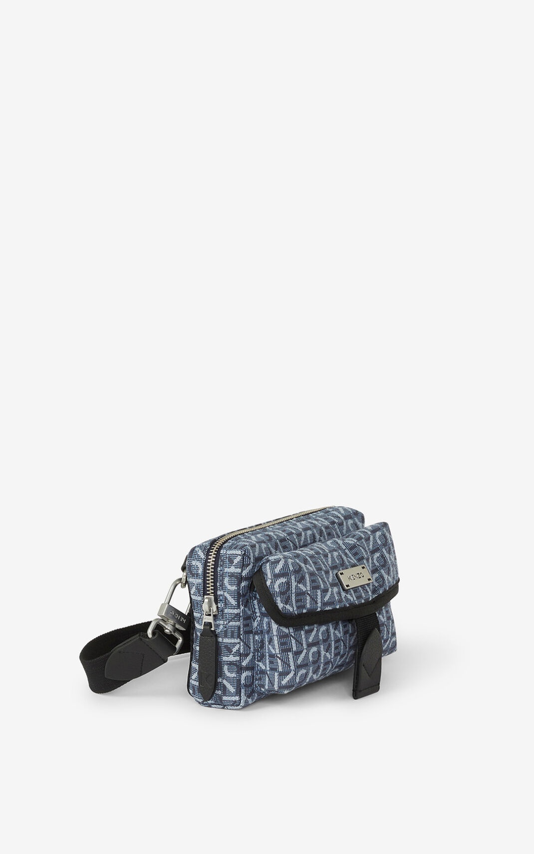 Courier jacquard mini crossbody bag - 4