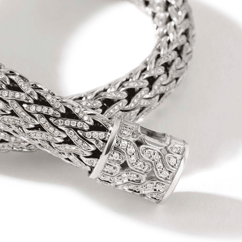 JOHN HARDY Icon Bracelet, Sterling Silver, Diamonds, 10.5MM outlook