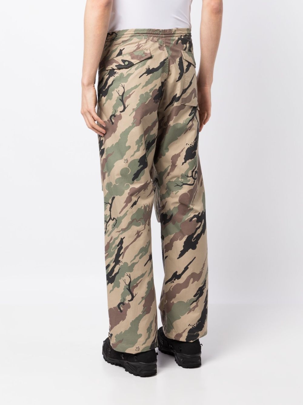 Bonsai Forest-print trousers - 4