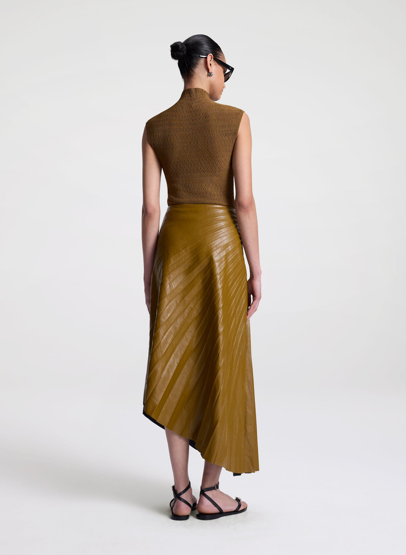 Tracy Vegan Leather Skirt 5