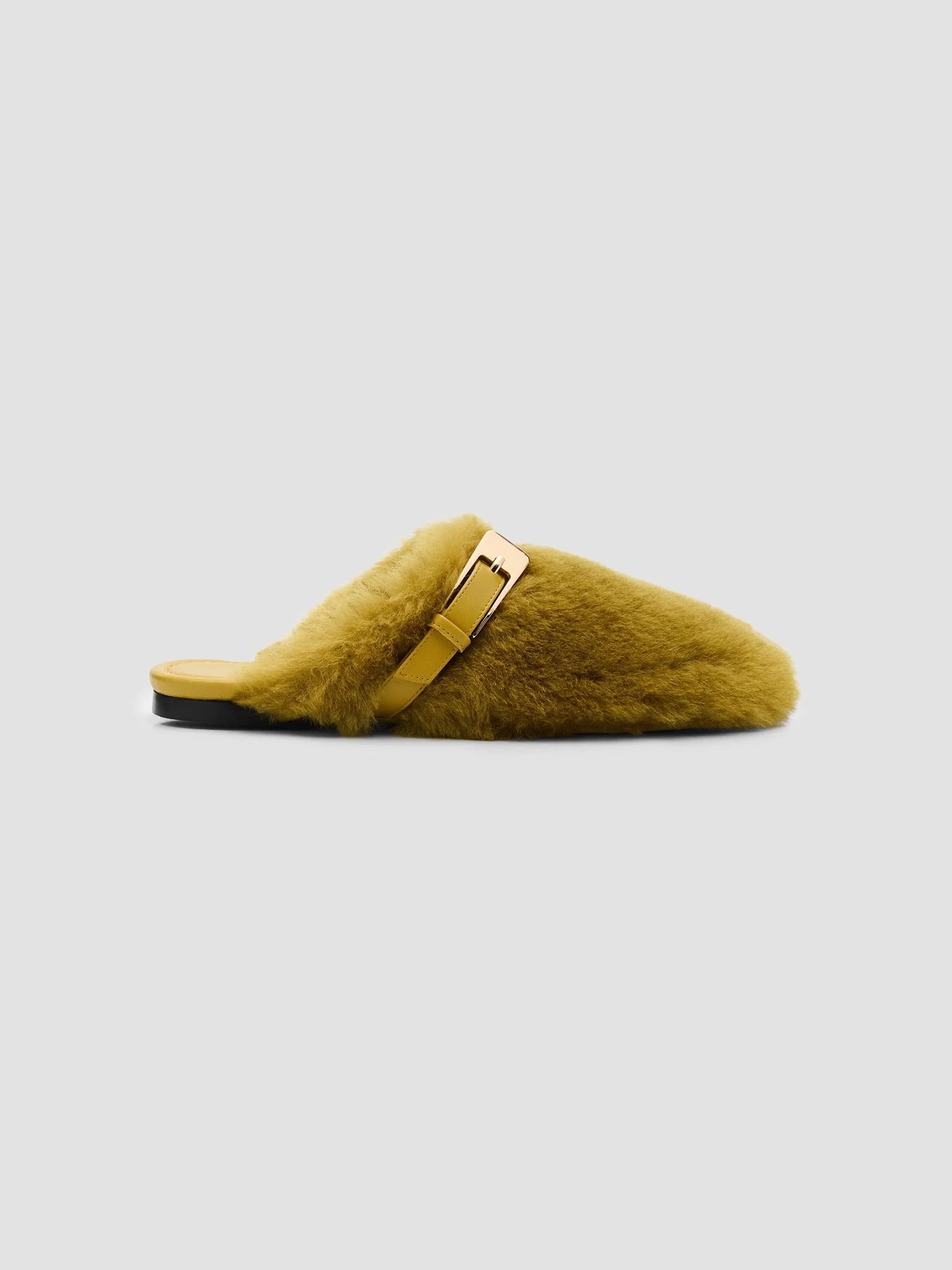 Women's Roxanne Shearling Mules - Gold Topaz - 1