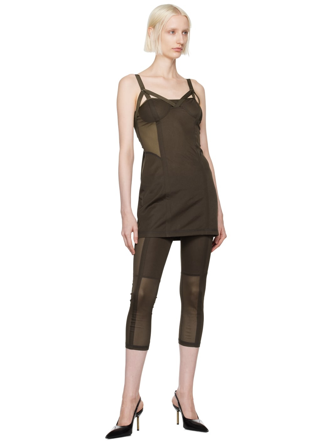 Brown Grace Minidress - 5