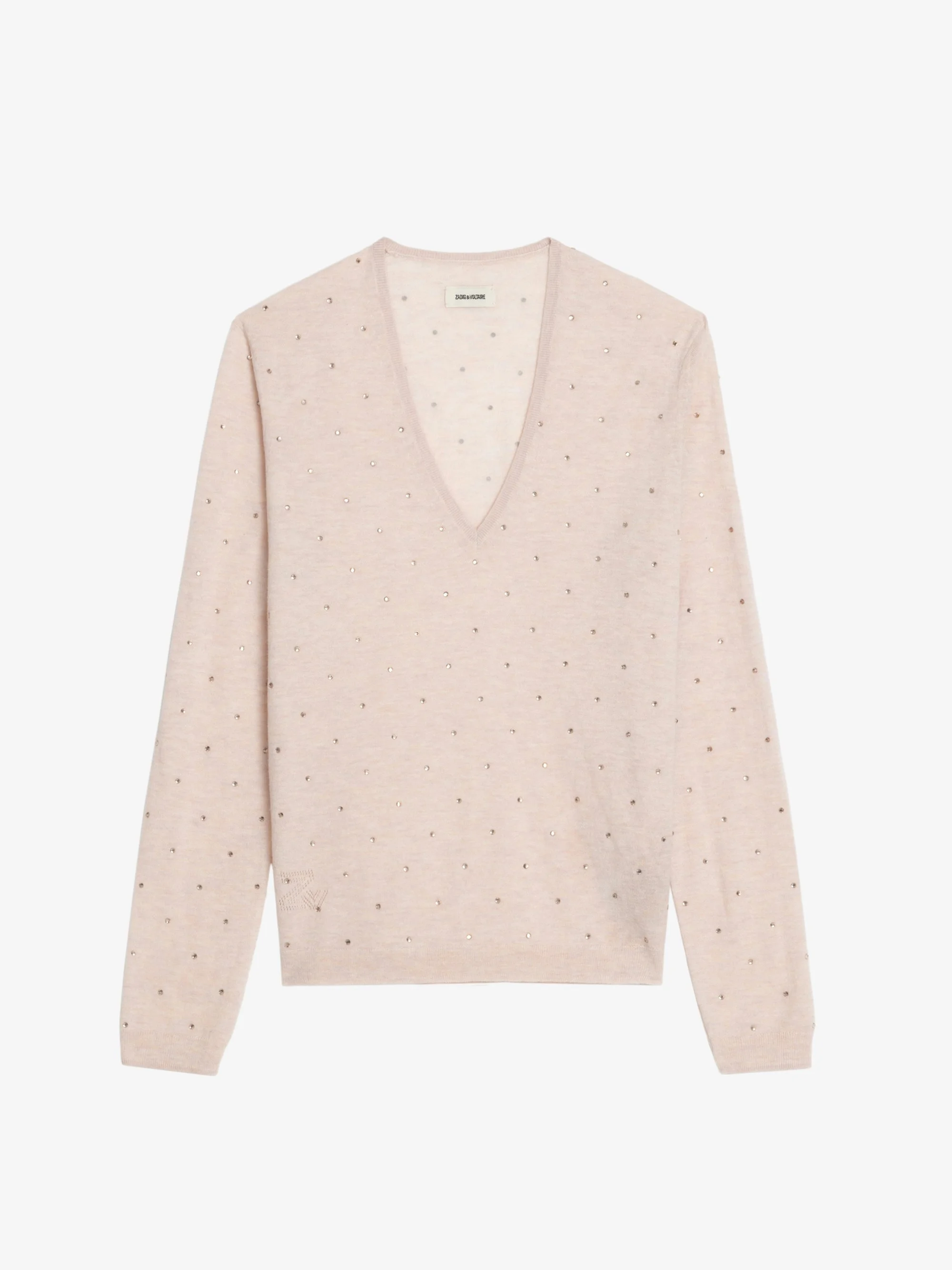 Rivy Diamanté Cashmere Sweater - 1