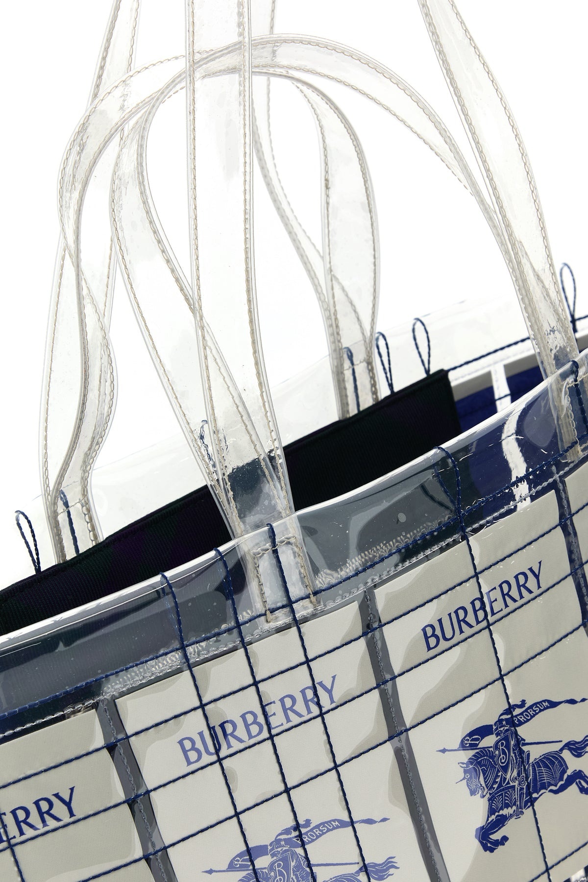 Embroidered pvc shopping bag - 4