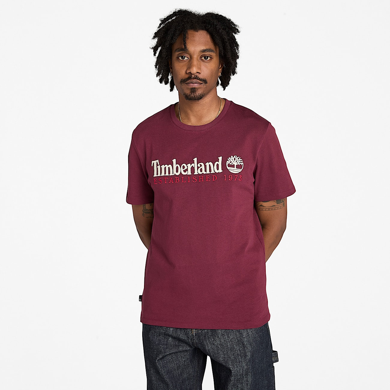 Men's Established 1973 Embroidery Logo T-Shirt - 2