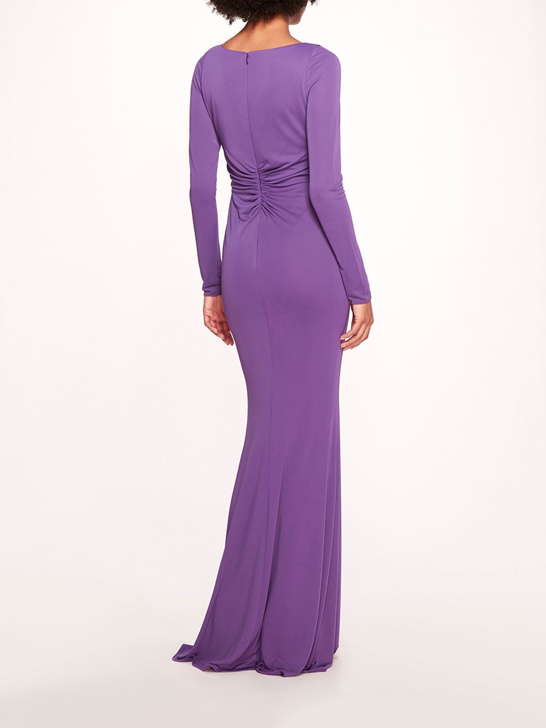 MATTE RUCHED GOWN - 2