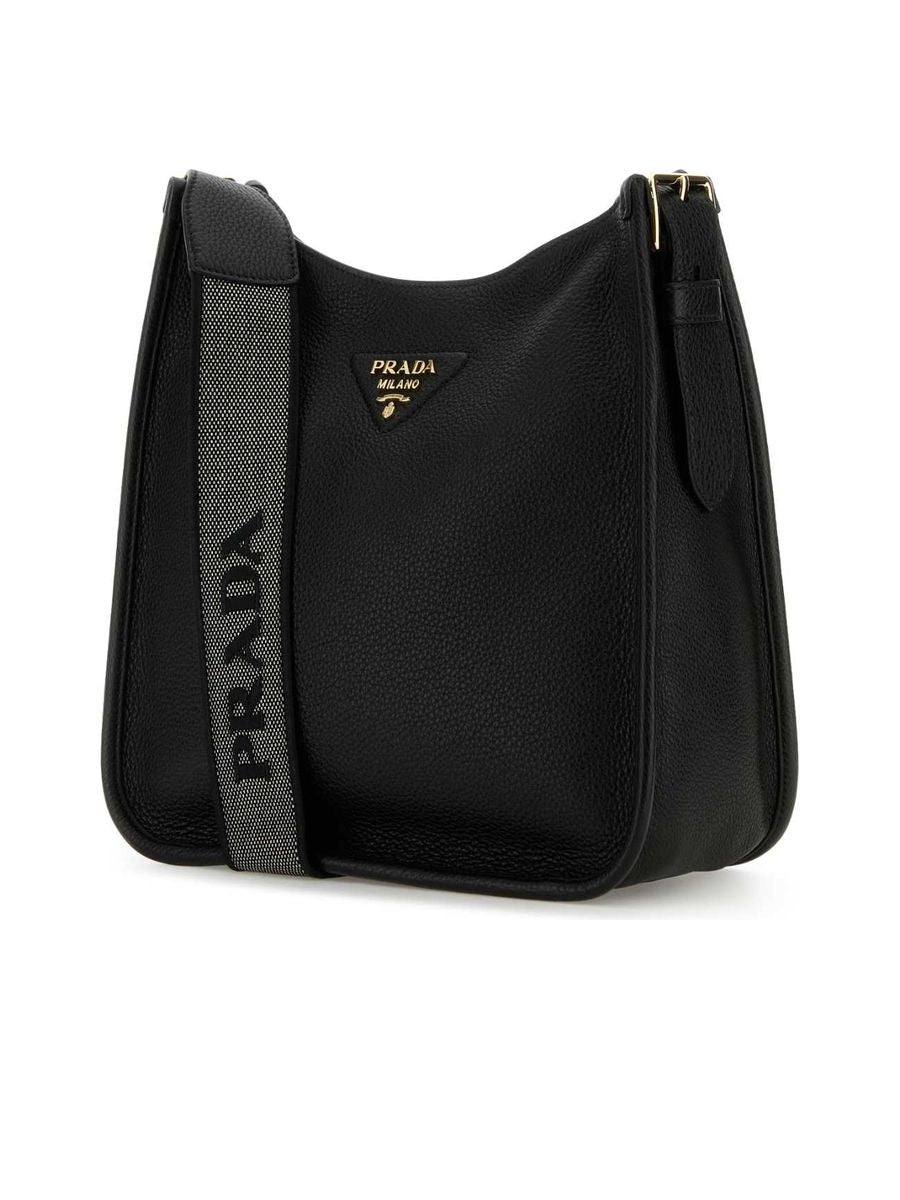 Logo Plaque Zipped Shoulder Bag - 2
