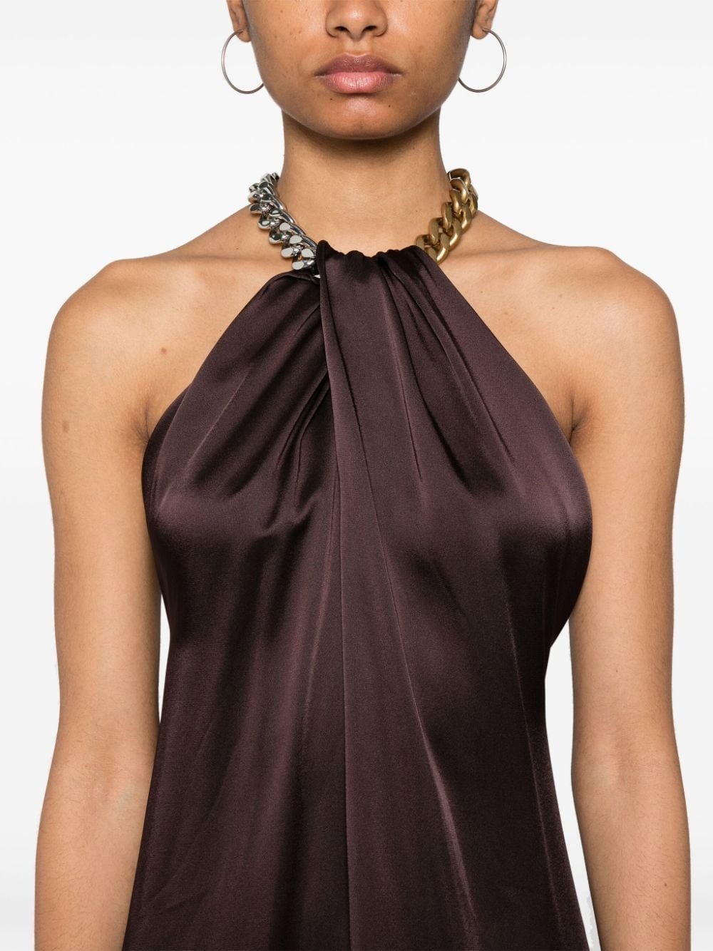 Falabella-chain midi dress - 5