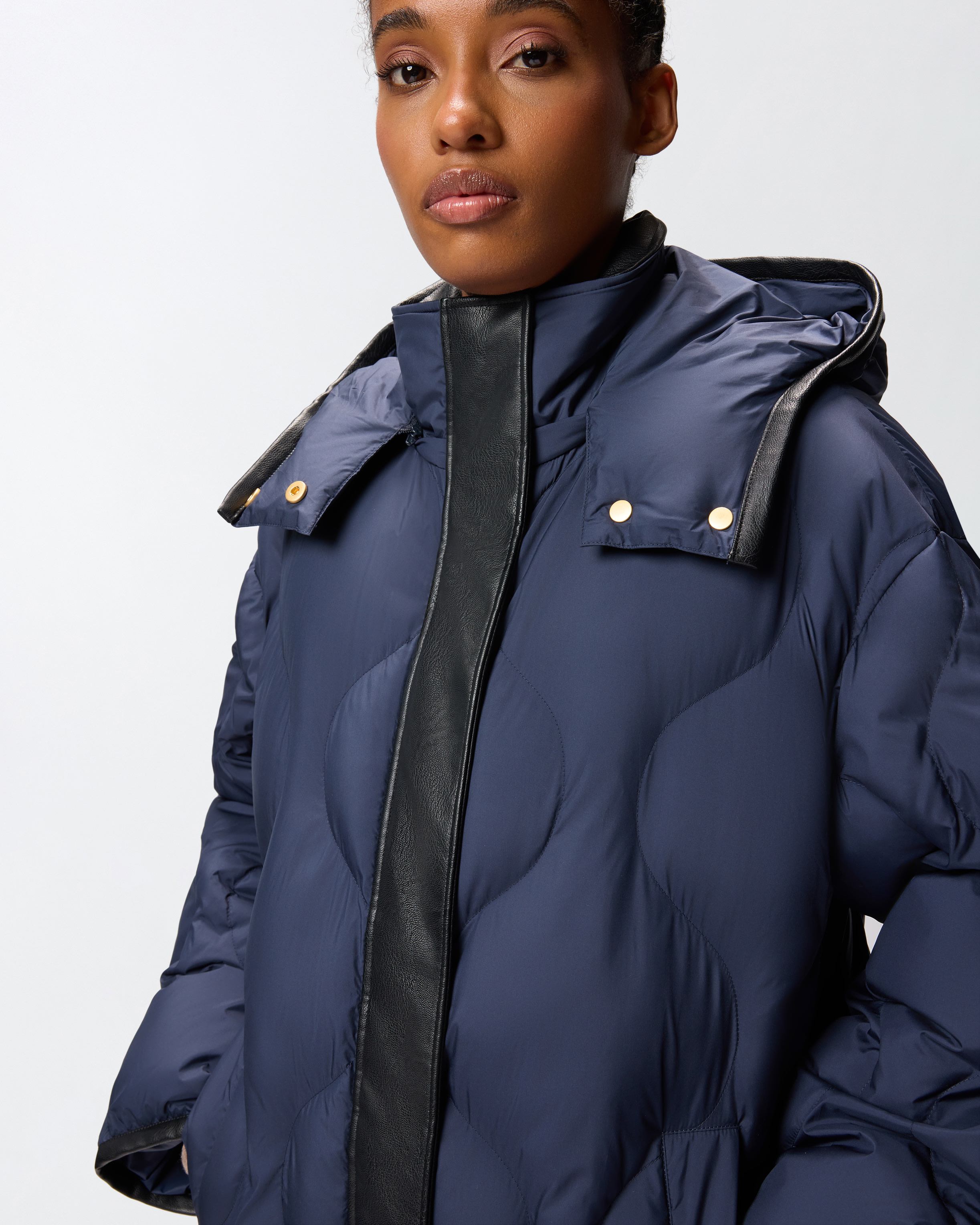 LONG QUILTED COAT - 5
