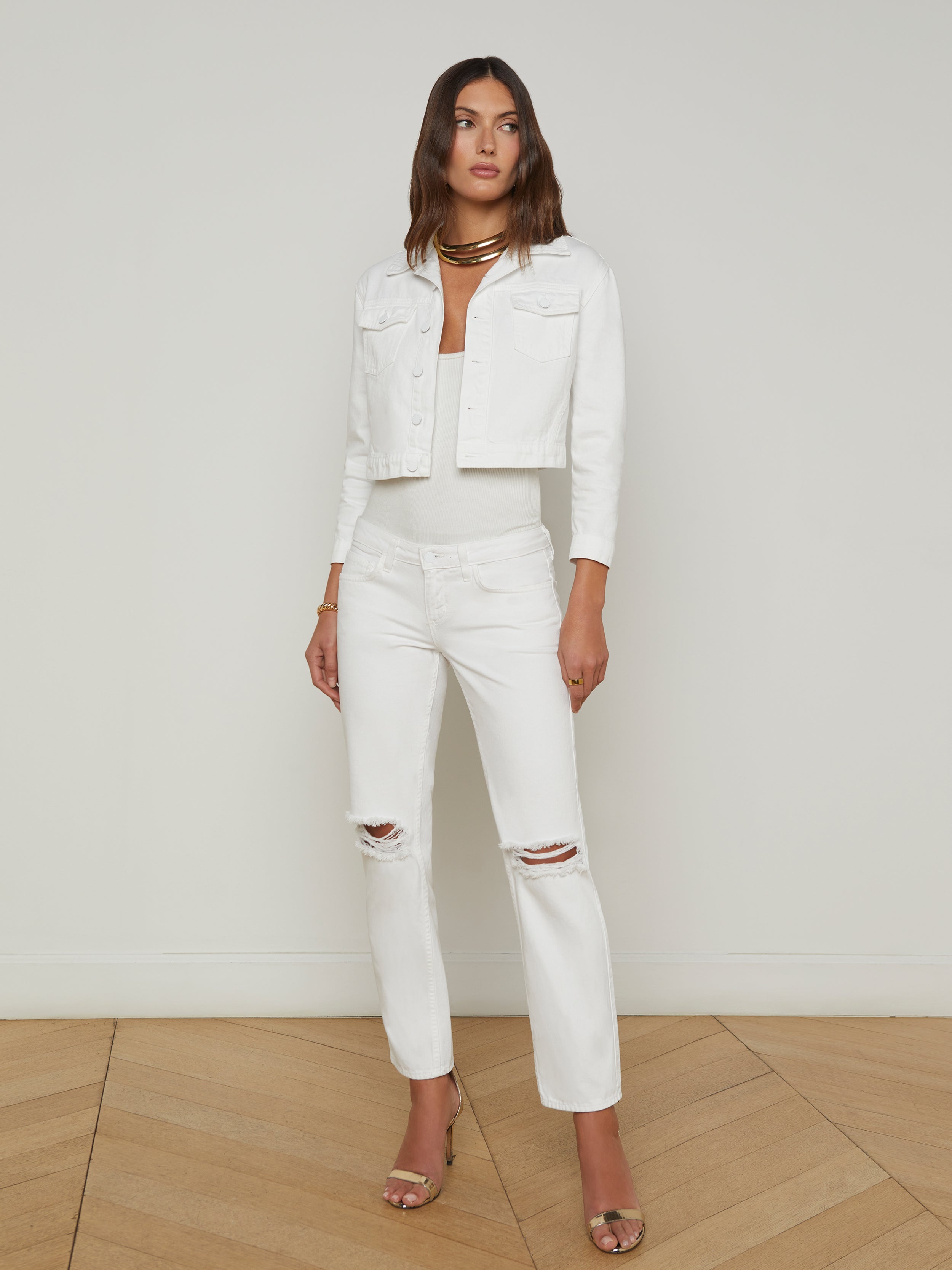 Koda Cropped Denim Jacket - 5