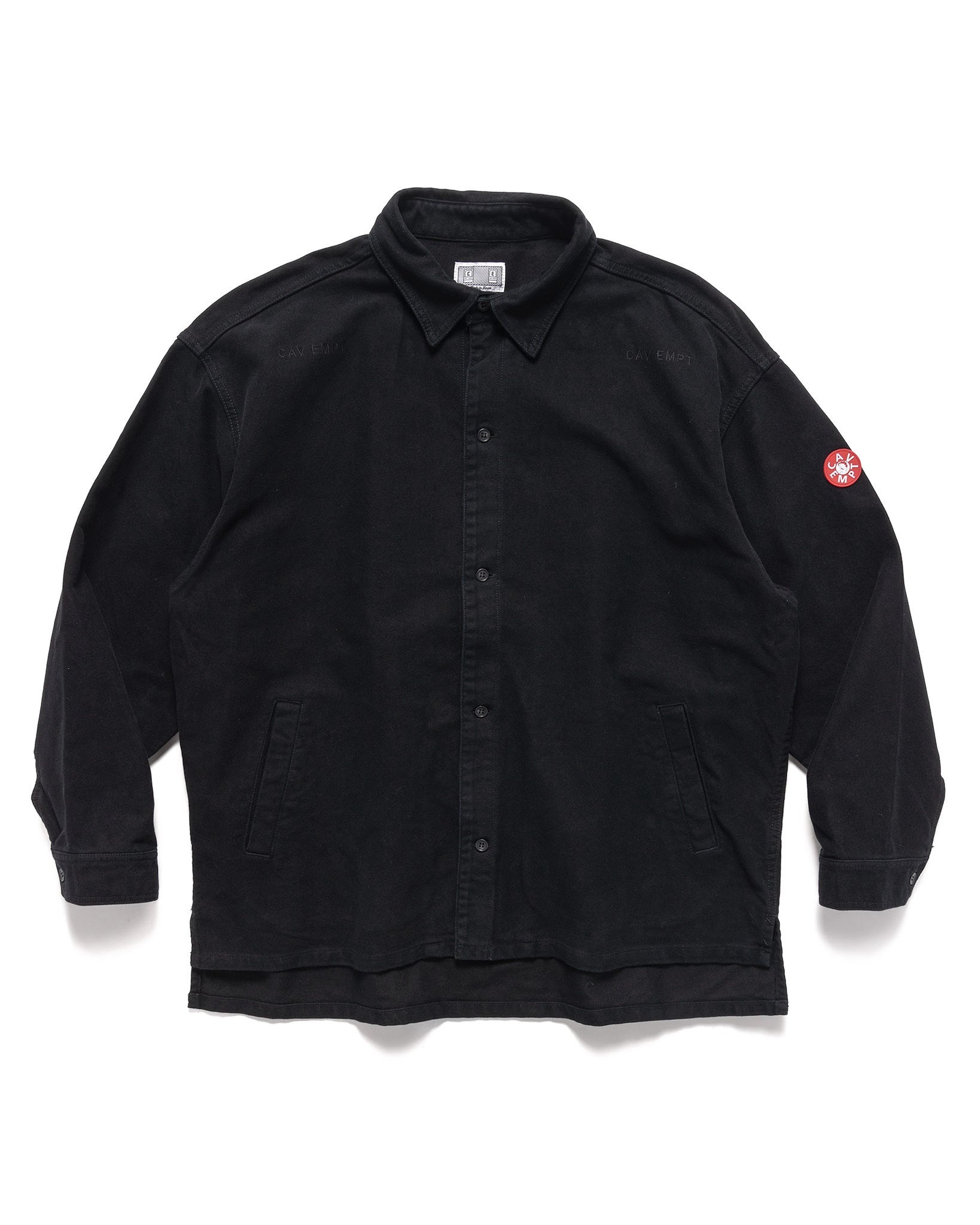 Welt Pockets Big Shirt Black - 1