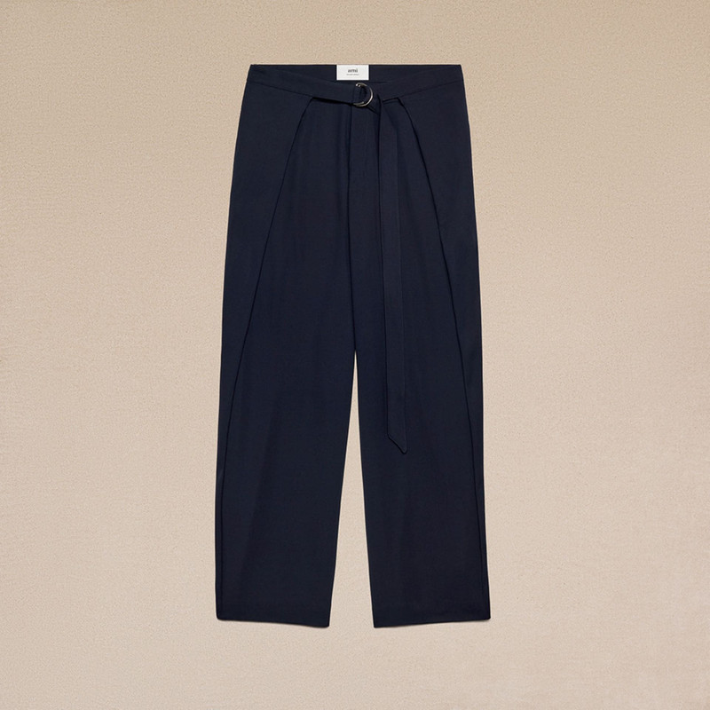 AMI Paris Wide Fit Trousers With Front Panels outlook