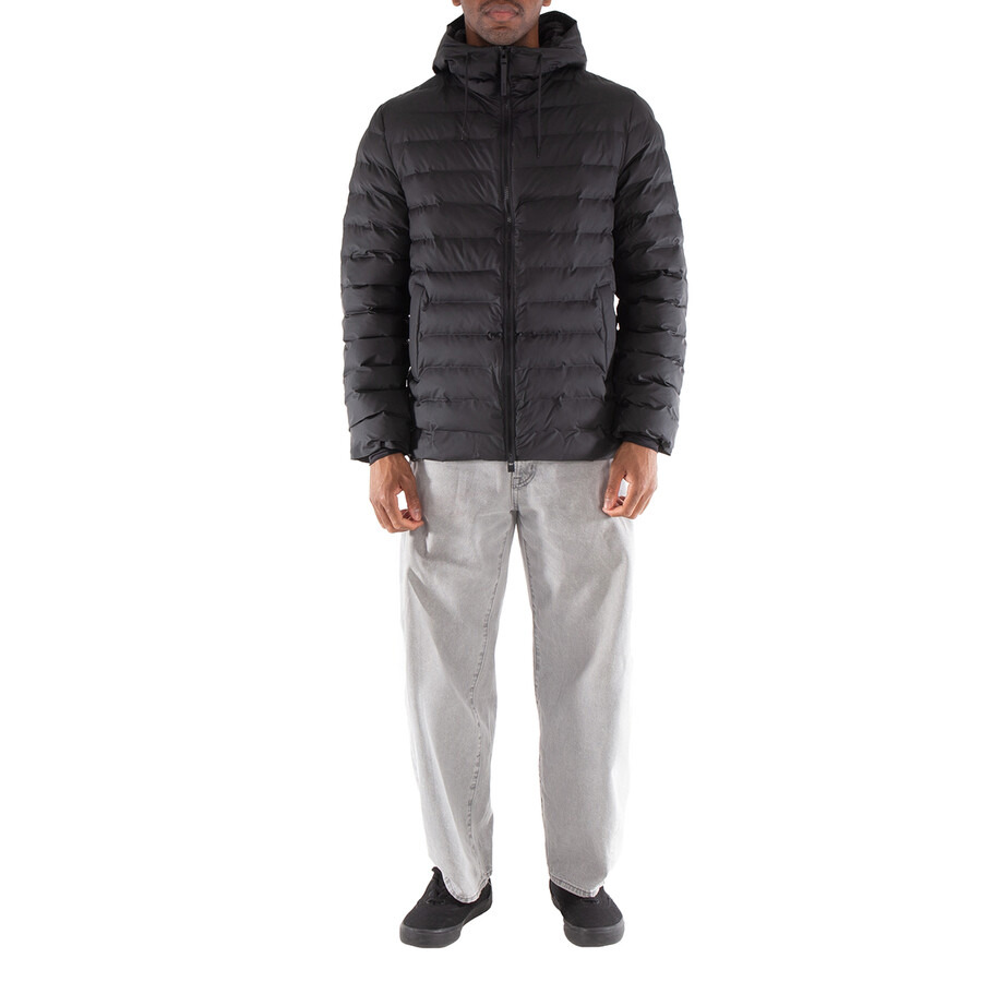 Rains Men's Black Lohja Puffer Jacket - 6